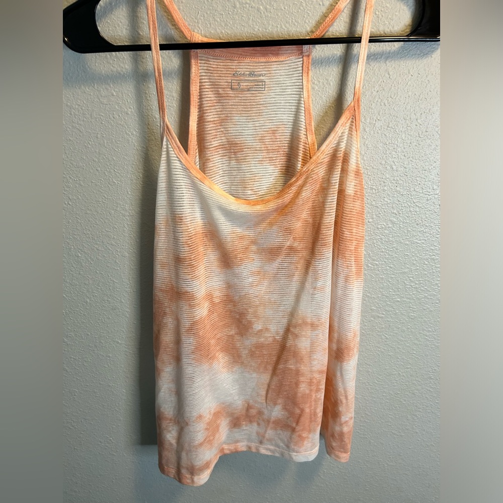 Eddie Bauer sheer tie dye tank. Size L
